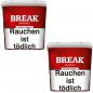 Preview: 2x Break Red / Rot Volumentabak Giga Box 195g Stopftabak Tabak Break Original