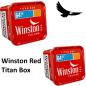 Preview: 2x Winston Red Titan Box Volumentabak Stopftabak Winston Red 260 Gramm