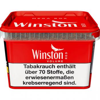 3x Winston Red Mega Box Eimer Volumentabak Stopftabak Winston Red 120 Gramm