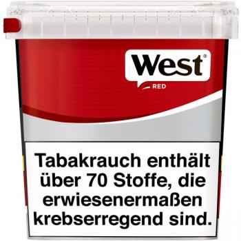 Preview: 2x West Red Tabak Giga Box 170g Volumentabak + 1000 Hülsen + 5 Feuerzeuge