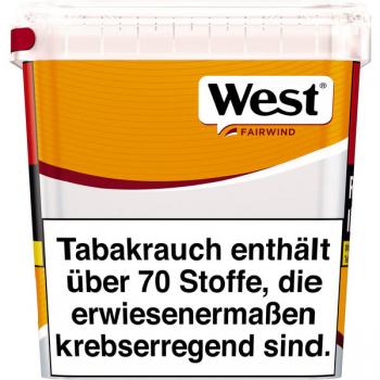 2x West Yellow 235g Eimer Volumentabak Stopftabak + 1000 Hülsen + 5 Feuerzeuge