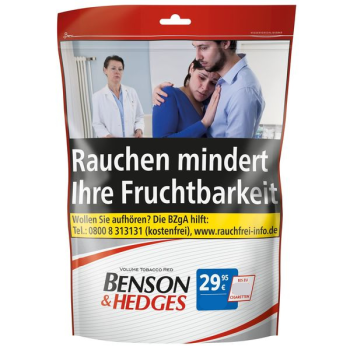 3x Benson & Hedges 135g 3XL Tüte Stopftabak Volumentabak Zigaretten Nachfüllpack