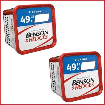 2x Benson & Hedges 235g Giga Box Stopftabak Volumentabak Benson Hedges 235 Gramm