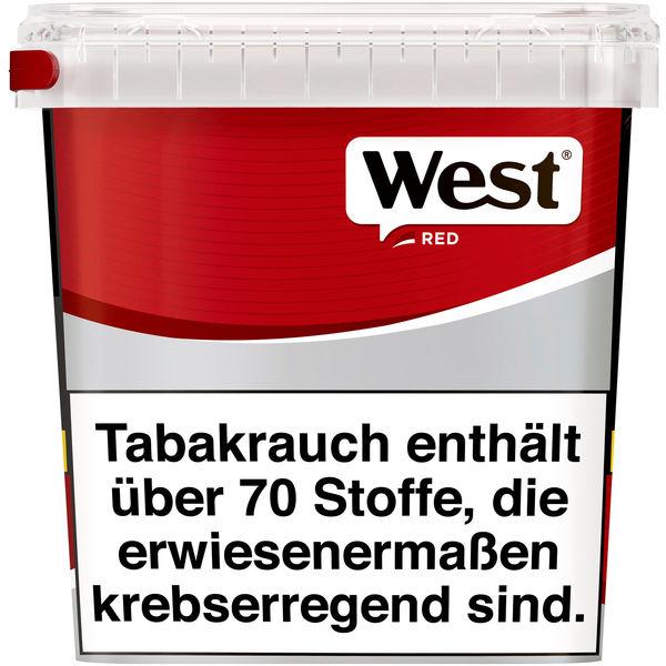 2x West Red Tabak Giga Box 170g Volumentabak + 1000 Hülsen + 5 Feuerzeuge