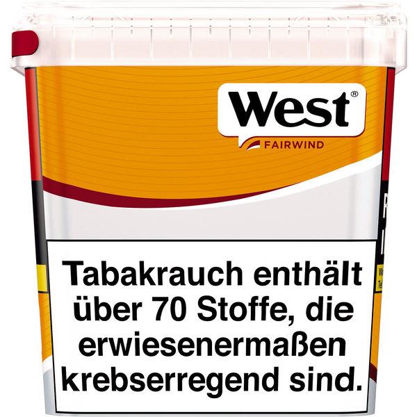2x West Yellow 235g Eimer Volumentabak Stopftabak + 1000 Hülsen + 5 Feuerzeuge