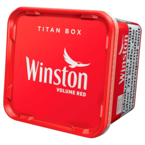2x Winston Red Titan Box Volumentabak Stopftabak Winston Red 260 Gramm