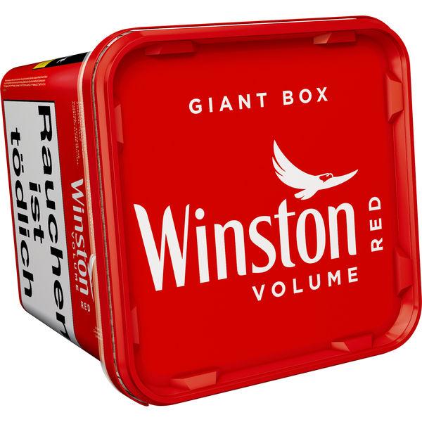 2x Winston Red Giant Box Eimer Volumentabak Stopftabak Winston Red 165 Gramm