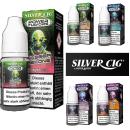 E-Liquid Silver Cig Nikotinsalzliquid 10ml mit 10mg / 20mg Nikotin E-Zigarette