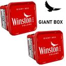 2x Winston Red Giant Box Eimer Volumentabak Stopftabak Winston Red 165 Gramm